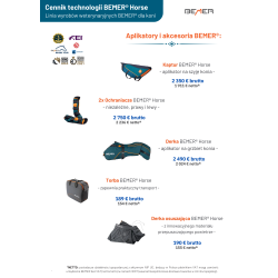 20 x Cennik BEMER® HORSE A4
