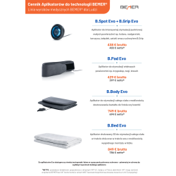 25 x Cennik Aplikatorów i Akcesoriów BEMER® EVO