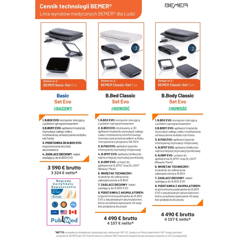 Cennik Bemer Evo - strona 1