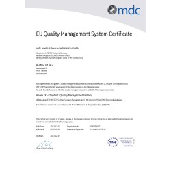 25 x Certyfikat wyrobu medycznego BEMER® EVO