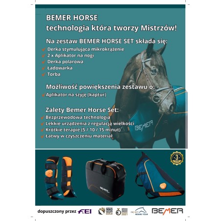 20 x Ulotka BEMER® HORSE A4